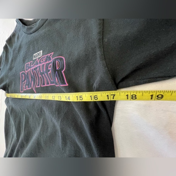 NEFF Marvel Black Panther Graphic T-Shirt Black Neon Logo Tee, Sz. SM - Picture 8 of 12